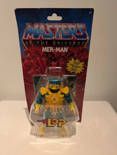 Mattel Masters of The Universe Origins 2021 Mer-Man LOP Figure with Comic Book