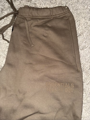 Neu mit Etikett Authentic Essentials Fear Of God Jogginghose "Holz" Größe XXL - Bild 2 von 9