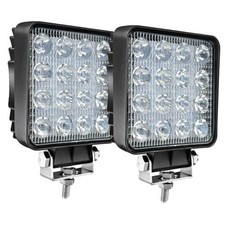 LED Work Lights for Truck, 4 Inch LED Light Pods 48W Square Work A-2 Pack-48W
