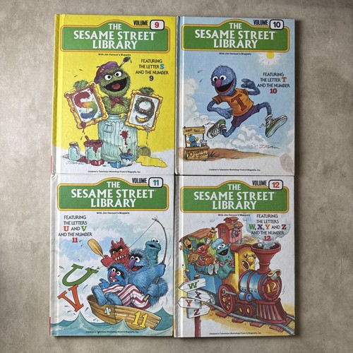 The Sesame Street Library 1 - 15 Complete Set Hardcover Children Books Vintage - Imagen 5 de 6