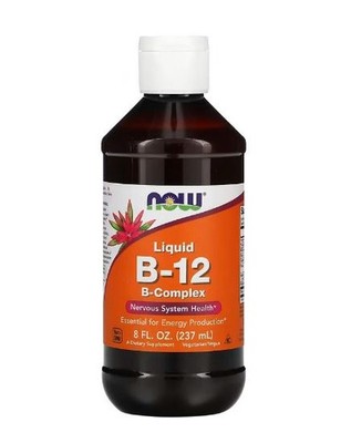Now Foods B12, Flüssig, B-Komplex, 237 ml