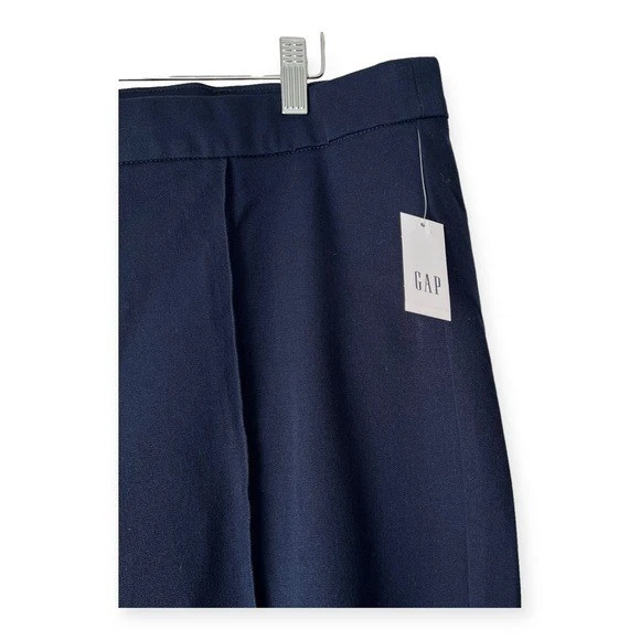 Pantalones de vestir plisados elegantes azul marino talla 16 altos nuevos con etiquetas $89 GAP Foto 3 de 4