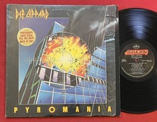 DEF LEPPARD PYROMANIA LP 1983 ORIG PRES VG SHRINK HYPE MERCURY 72