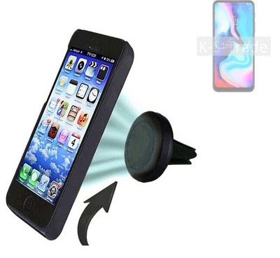 KFZ Halterung Lüftungsschlitz magnetisch für Motorola Moto E7 Plus Auto-Halter