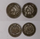 ONE CENT SALE 1893 AND 1898 INDIAN CENTS LOT 2 COINS VG/F #546-1717