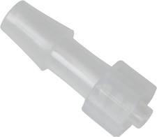 10Pcs Male Luer Lock 1/4" PP Hose Barb Adapter for Laboratory Biochemical/Analyt