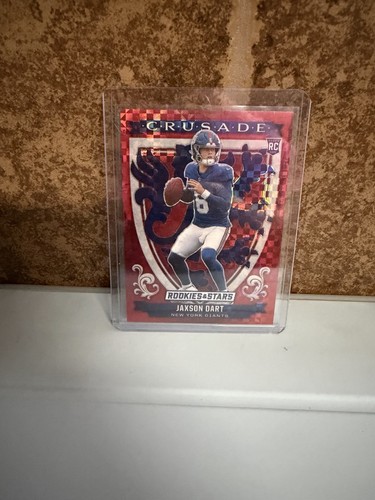 2025 Panini Rookies & Stars - Crusade Jaxson Dart #11 Red Plaid (RC)