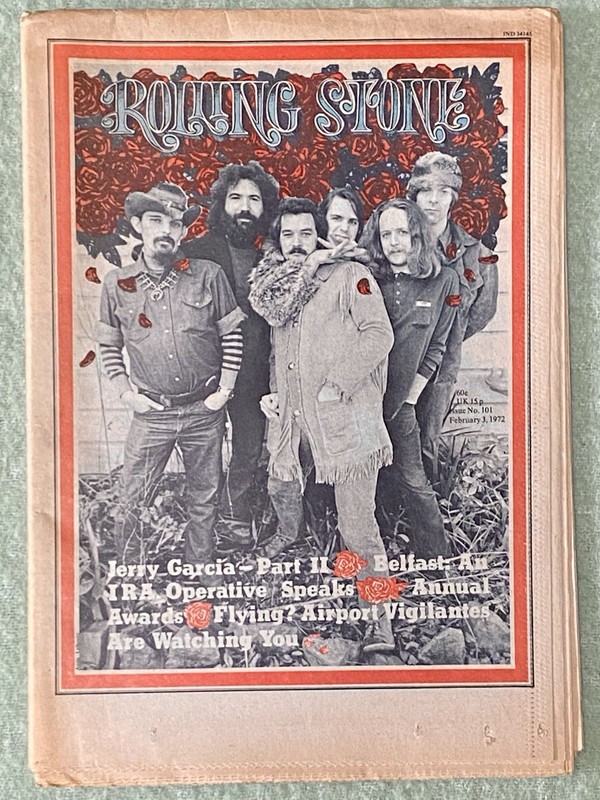 Vintage Rolling Stone Magazine  Issue 101  February 3, 1972