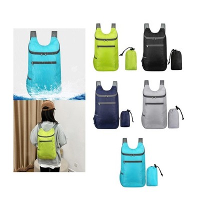 Leichter Wanderrucksack, Faltbarer Rucksack, Atmungsaktiv, Damen, Herren,