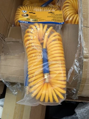 NEW  19368 1/4-Inch x 25-Feet Polyurethane Recoil Air Hose *FREE SHIPPING*