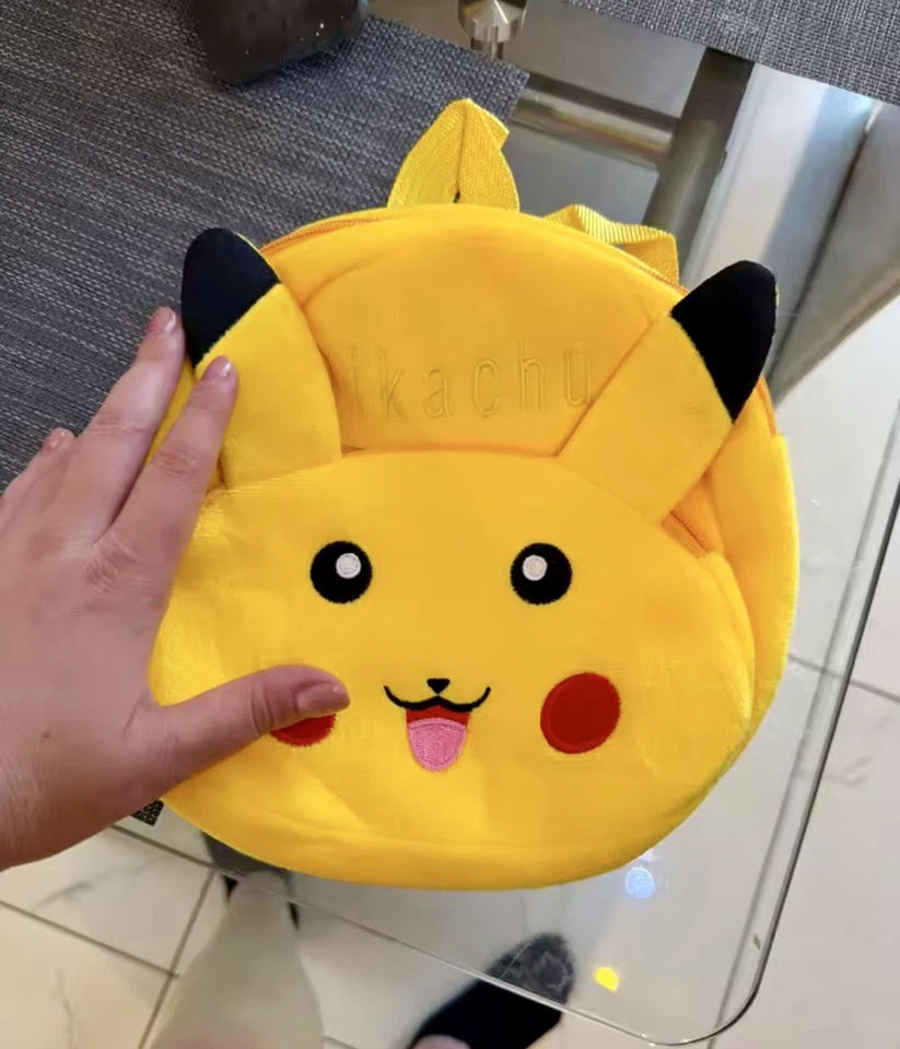 Petit Sac à Dos Peluche Pikachu Pokémon - Cartable Enfant Bébé Maternelle Kawaii - Photo 3/4