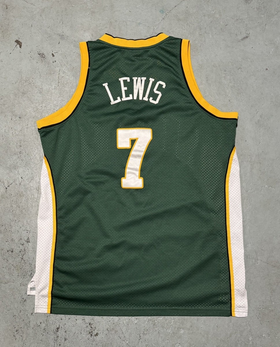 Vintage Reebok Rashard Lewis #7 NBA Seattle Sonics Jersey Size