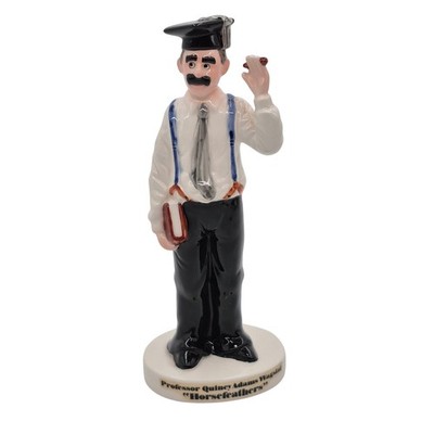 Enesco Groucho Marx Professor Quiney Adams Horsefeathers Porcelain Figurine Vtg