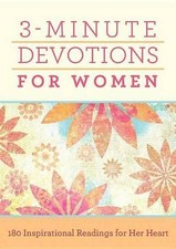 3-Minute Devotions For Women Paperback Book by Compiled By Barbour Staff Book
