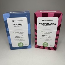 Think Tank Scholar Division Multiplication Flashcards 0-12 Math Game Set 335