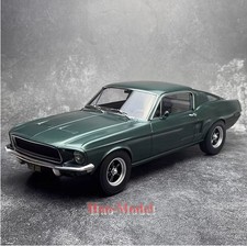 Norev 1/12 Ford Mustang GT 1968 Alloy Diecast Model Cars Display Gifts Green