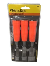 Buck Bros 3 Piece Wood Chisel Set (new)