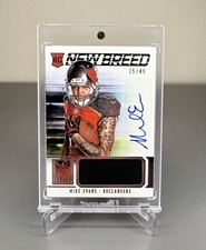 2014 Mike Evans Panini Elite New Breed Rookie Patch Auto /49 RC Buccaneers 49ers