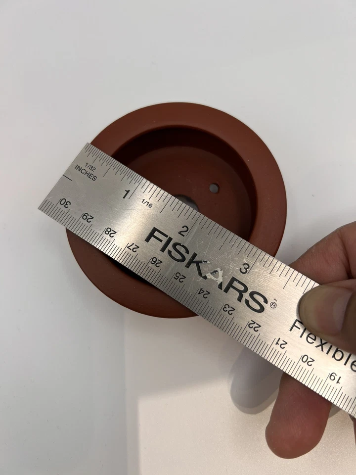 Maceta bonsai redonda sin esmaltar roja arcilla yixing púrpura tamaño mame chino  Foto 3 de 4