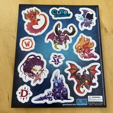 Loot Crate Cute But Deadly Magnet Sheet Diablo World of Warcraft Starcraft