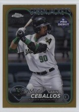 2024 Topps Pro Debut Chrome Gold Refractor /50 Sabin Ceballos #PDC-50 06y2