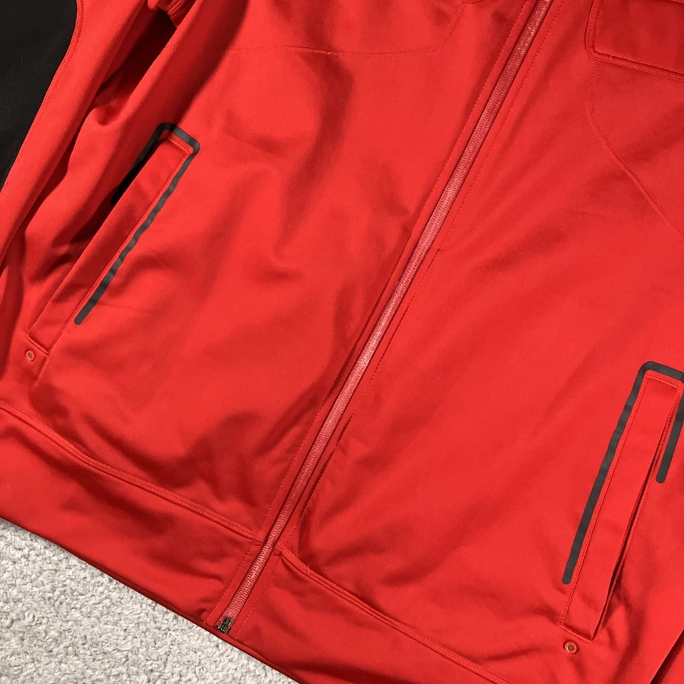 Chaqueta de bombardero Ferrari x Puma para hombre grande roja carreras moto caballo rampante escudo Foto 2 de 4