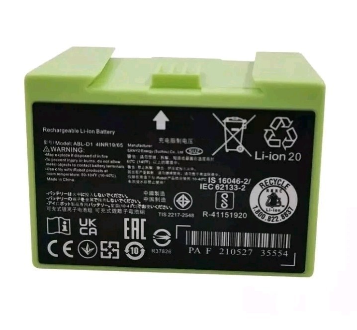 for iRobot Roomba e & i  ABL-D1 Battery i8 i8+ i7 i7+ i4 i4+ i3 i3+ e5 e6 J7 J7+