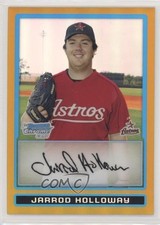 2009 Bowman Chrome Prospects Gold Refractor 17/50 Jarred Holloway #BCP140 6i1