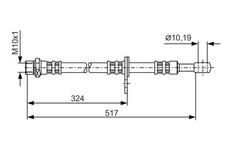 Flexible de frein Subaru LEGACY