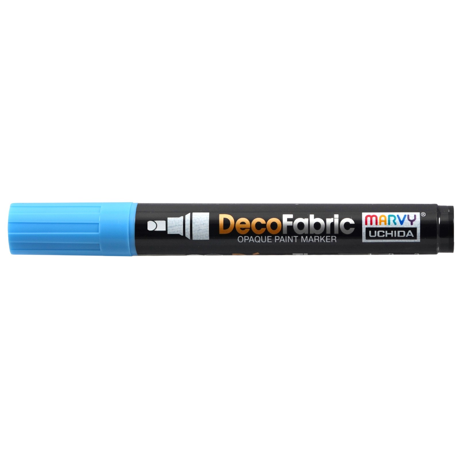 Uchida DecoFabric Opaque Paint Marker Chisel Tip-Light Blue