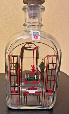 HOLMEGAARD Flasche Weihnachtsflasche 1986 - Top Zustand