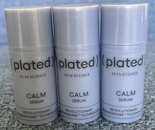Plated  Skin Science Calm EXOSOMES Serum 3x 5 ML = Full Size Fresh Authentic