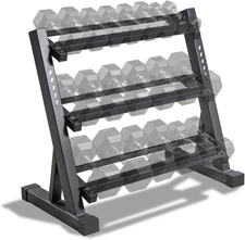Weight Storage Organizer Racks for Dumbbells, Kettlebells, Weight Plates