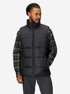 Marmot Men s Guides Down Vest Black 700 Fill Down Sz M + L + XL - M16231-001 NWT