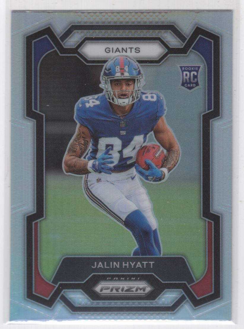 #378 2023 Prizm SILVER ] Jalin Hyatt RC New York Giants