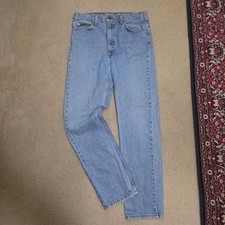 Vintage 90s 1996 Levi  s 505 Orange Tab Jeans Men's 34x34 Straight Leg Cowboy