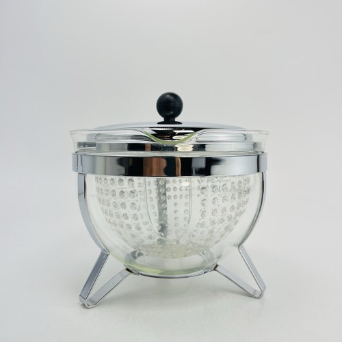 Bodum Chambord Teebereiter Teekanne mit Kunststoff Sieb Edelstahl Deckel º 1 L - Bild 4 von 9