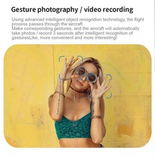 4K HD Camera Drone WiFi FPV RC Foldable Dual Camera with 4 Batteries 24