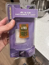 4MB Memory Card Orange For GameCube Expansion New Sealed Rare