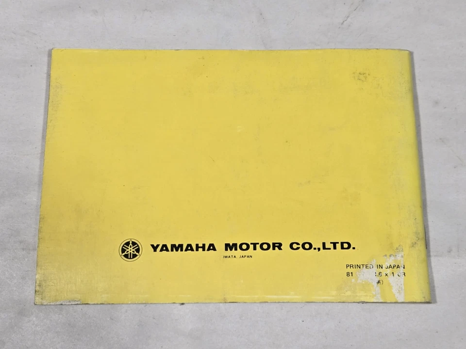 Yamaha MX100J 1982 manual del propietario, MX100 Foto 2 de 2