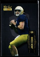 2022 Wild Card Matte #MB-52 Jack Coan Black