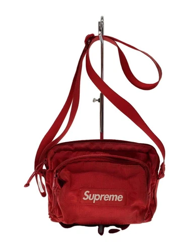 Sac bandoulière Supreme nylon rouge motif total occasion
