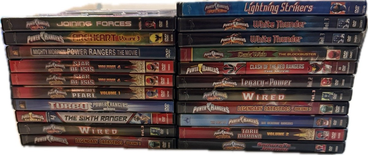 Power Rangers (22 DVD Lot) Mystic Force, Ninja Storm, SPD