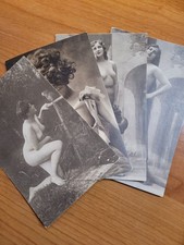   Lotto Cartoline antiche EROTICHE Femme epoca  foto nudo non viaggiate