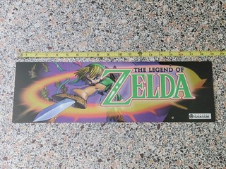 Legend of Zelda GCN Gamecube 19 x 6 inches hanging sign from Gamestop EXCELLENT