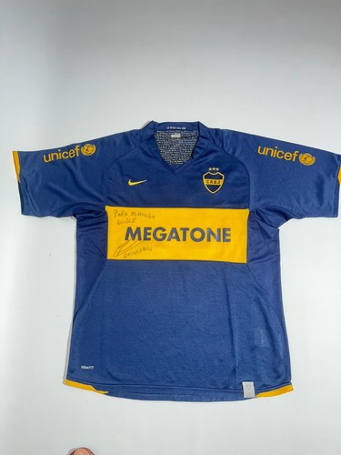 camiseta fútbol BOCA JUNIORS (argentina) home utility NIKE 2008 #11 gracian t.L - Foto 1 di 7