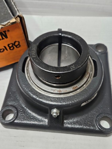 Timken Fafnir Ball Flange Unit Bearing RCJ2 3/8, 2-3/8" Inch Bore, Worn Box - Picture 2 of 5