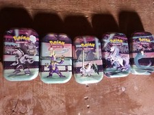 Pokemon Galar Power EMPTY Mini Tin Lot- Complete Set Of 5 Tins W/Art Cards