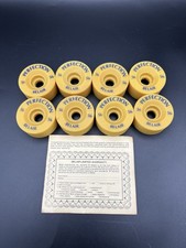 Vintage NOS BELAIR Perfection 56mm Roller Skate Wheels Set of 8 Crest Quad New