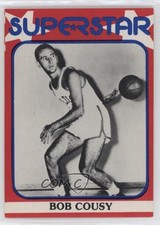 1982 TCMA Superstars Second Series Bob Cousy #76 HOF 7sd